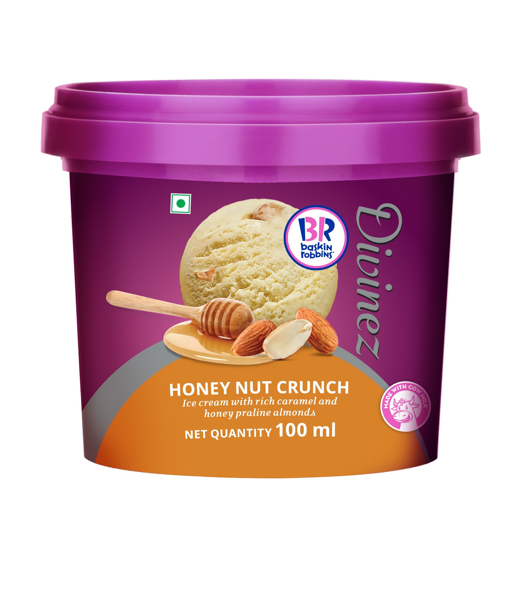 Buy Baskin Robbins Honey Nut Crunch 100ml Cup India Order Online From World Of Scoops Get Discounts World Of Scoops Menu Contact Phone Number Location Maps And More